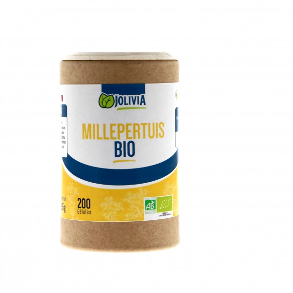 Millepertuis Bio - 200 gélules végétales de 250 mg
