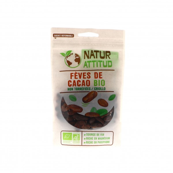 Fèves de Cacao crues Bio non torréfiées Criollo - 100 g