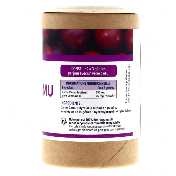 CAMU CAMU - 180 Gélules dosées à 250 mg
