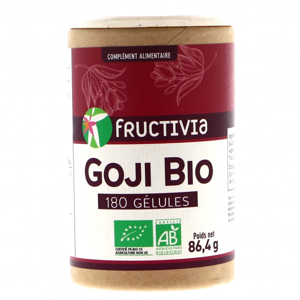 Goji Bio - 180 gélules végétales de 375 mg