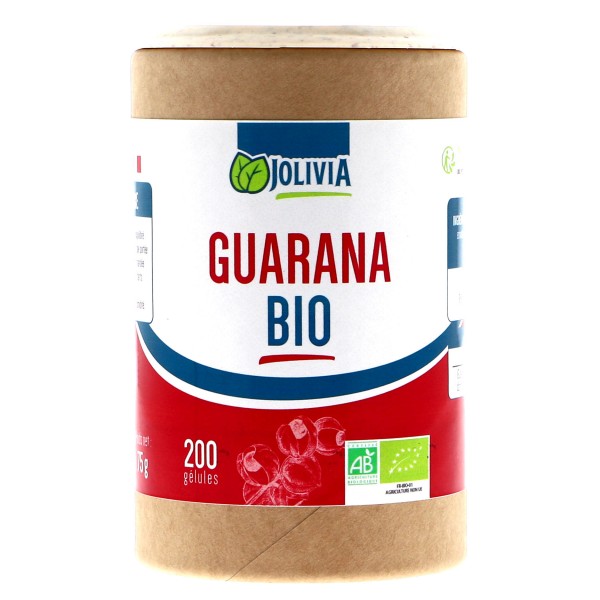 Guarana Bio - 200 gélules végétales de 300 mg
