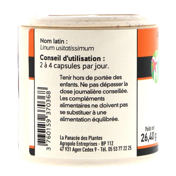 Huile de Lin Bio - 60 capsules de 270 mg