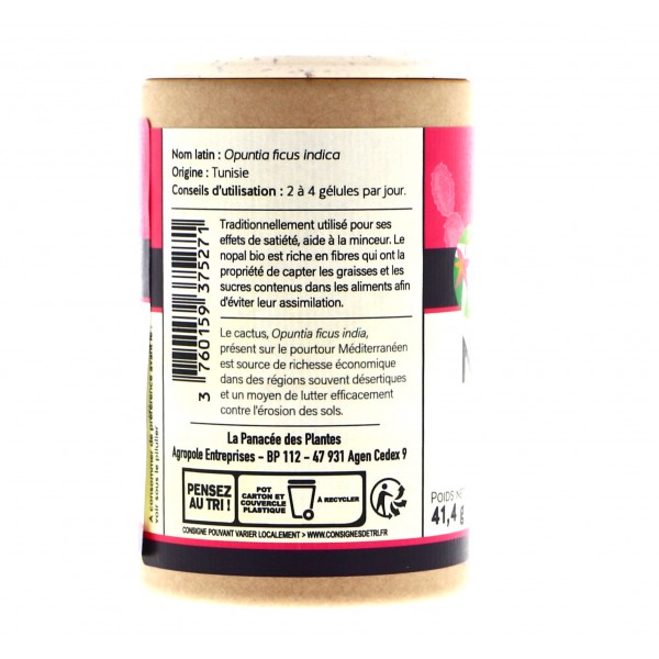 Nopal Bio - 120 gélules végétales de 270 mg