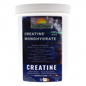Créatine Monohydrate 100 % Pure - Jolivia - Pot 1 kg
