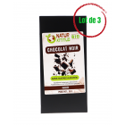 Lot de 3 - Chocolat Noir BIO Sans Sucres Ajoutés (au Xylitol) - 3 x 70 g - Natur'Attitud