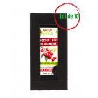 Lot de 10 chocolats noirs Bio cranberry sans sucres ajoutés