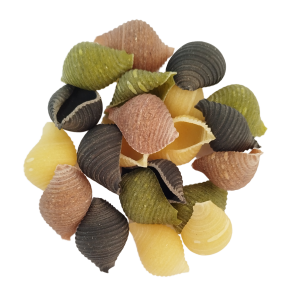 Pâtes Artisanales Bio Aux Algues Marines & Encre de Seiche — Mélange Breton 4 Kg