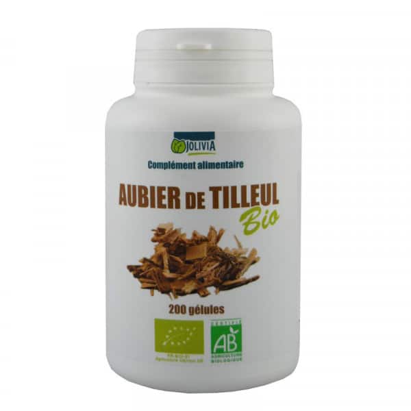 Aubier de Tilleul Bio - 200 gélules végétales de 250 mg