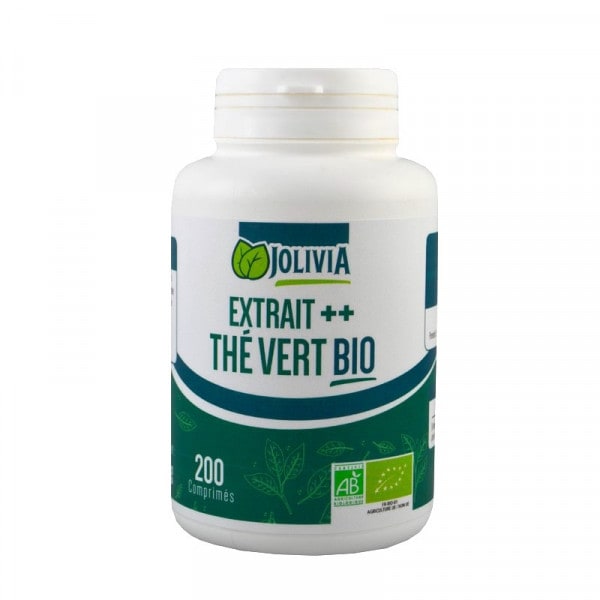 Extrait ++ Thé Vert Bio AB 200 comprimés 400 mg