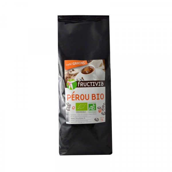 Café Bio en grains - Pérou - 1kg