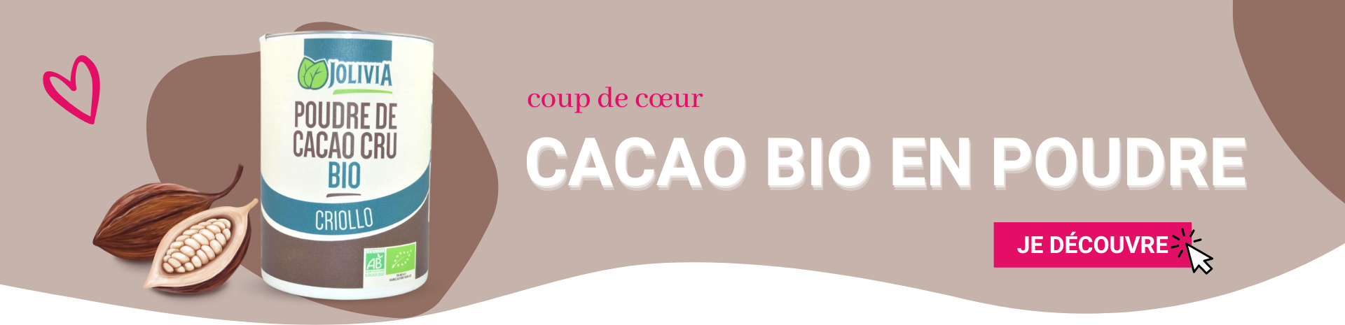 Cacao Bio poudre Jolivia